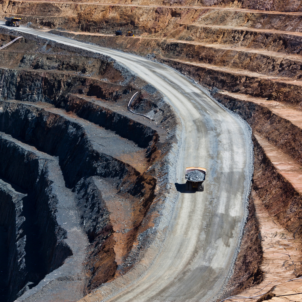 Open Cut Mine Image Vertical Page